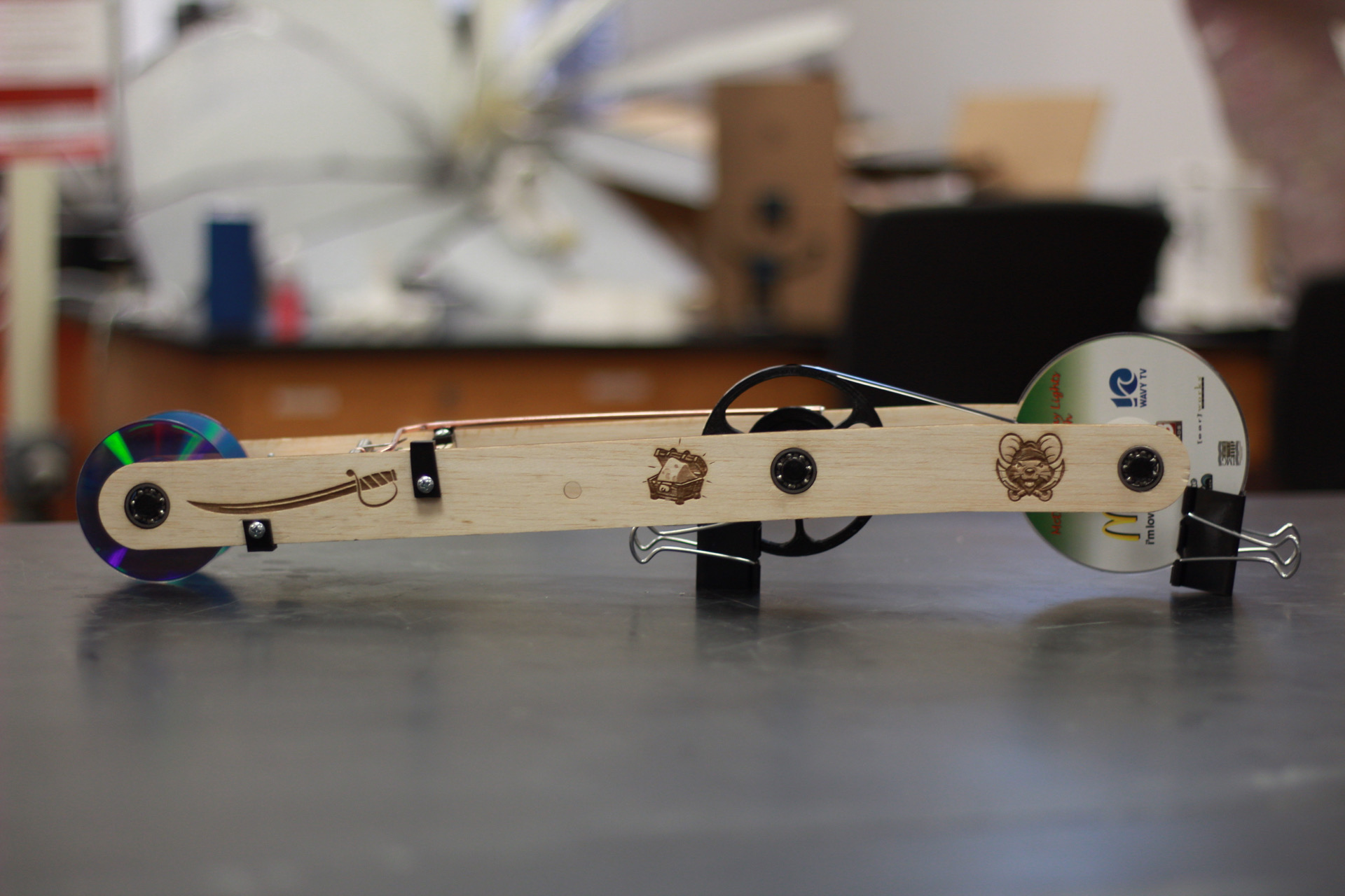 Completed Mousetrap Car